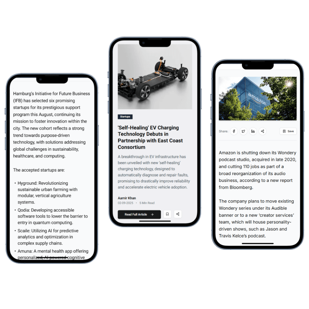 Risepost app screenshot on mobile